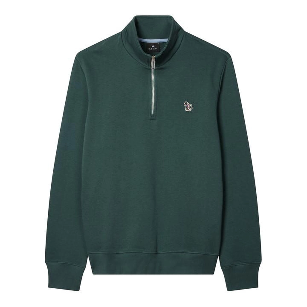 Paul Smith Half Zip Sweatshirt - Green